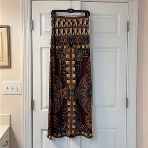Farm for Anthropologie bohemian stretch skirt